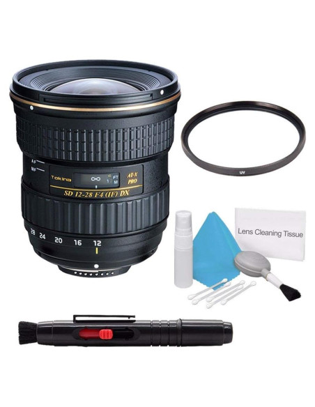 Lente Tokina 12-28mm f/4.0 AT-X Pro para Canon + Kit de Limpieza