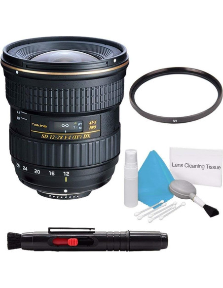 Lente Tokina 12-28mm f/4.0 AT-X Pro para Canon + Kit de Limpieza