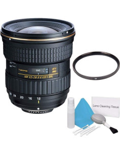 Lente Tokina 12-28mm f/4.0 AT-X Pro APS-C para Canon + Kit de Limpieza 2