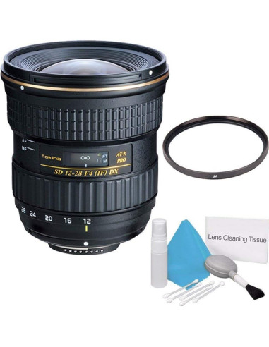 Lente Tokina 12-28mm f/4.0 AT-X Pro APS-C para Canon + Kit de Limpieza