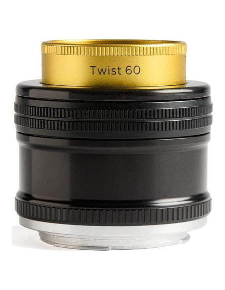 Objetivo Lensbaby Twist 60 mm f2.5 para Nikon F - Dorado Objetivo Lensbaby Twist 60 mm f2.5 para Nikon F - Dorado
