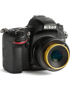 Objetivo Lensbaby Twist 60 mm f2.5 para Nikon F - Dorado 2
