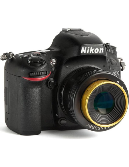 Objetivo Lensbaby Twist 60 mm f2.5 para Nikon F - Dorado Objetivo Lensbaby Twist 60 mm f2.5 para Nikon F - Dorado