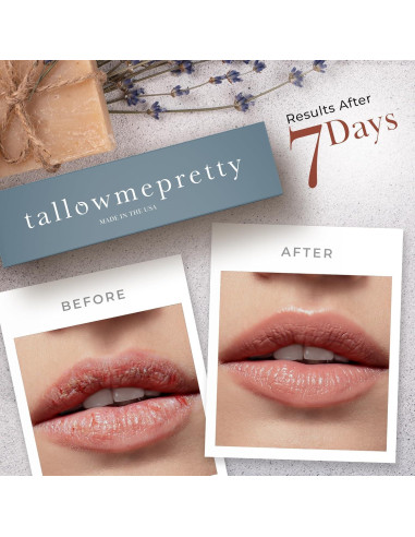 Bálsamo Labial Hidratante de Menta Tallow Me Pretty 4.25g