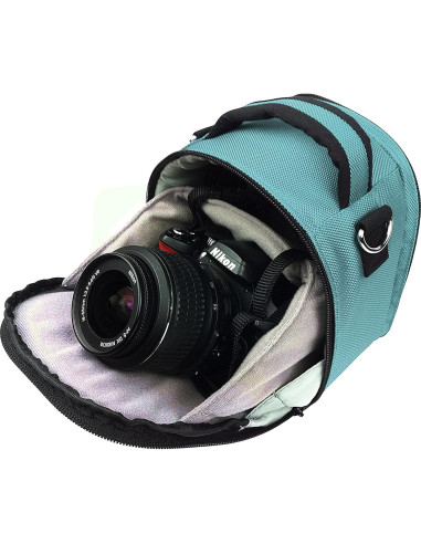 Bolsa de Transporte VanGoddy Laurel Azul Cielo para Cámaras Nikon