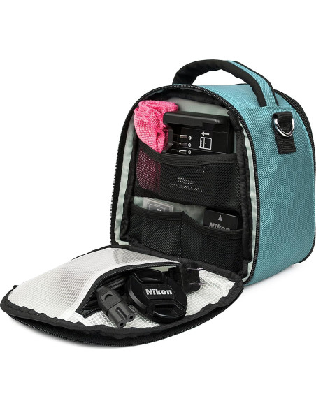 Bolsa de Transporte VanGoddy Laurel Azul Cielo para Cámaras Nikon