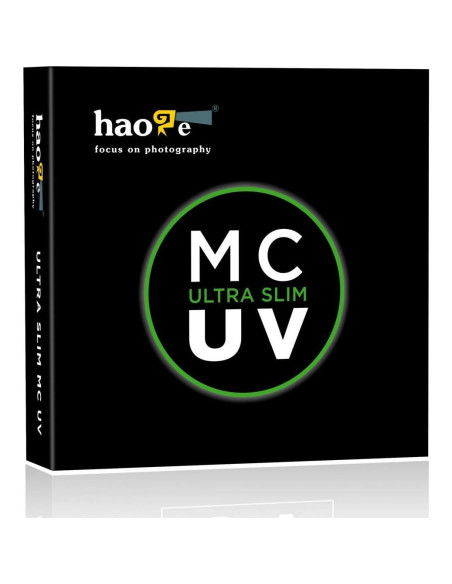 Kit Capucha Lente Cuadrada Haoge + Filtro UV-49mm para Fujifilm