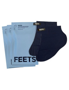 Mascarilla Hidratante para Pies FEETS - 3 Pack, Aceite de Árbol de Té y Menta