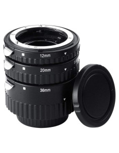 Conjunto de tubos de extensión macro Mcoplus 12mm 20mm 36mm para Nikon