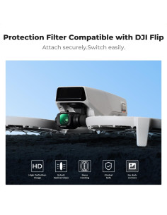 Filtro UV K&F Concept para DJI Flip - Vidrio Óptico HD 28 Capas 2