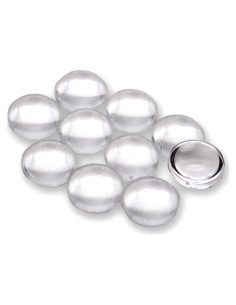 10 Piezas Lente Óptica LED Convexa 10MM JIATONG Ajustable