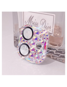 Protector de Lente de Cámara Brillante Cavdycidy para iPhone