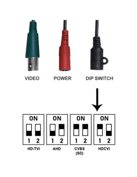 Cámara de Seguridad GAWKER G1083PDIR 1080P Dome IP66 IR 30m