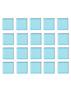 20 Filtros IR-Cut 650nm Cuadrados 8x8mm Gzikai para CCTV