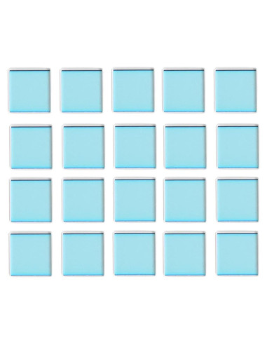 20 Filtros IR-Cut 650nm Cuadrados 8x8mm Gzikai para CCTV