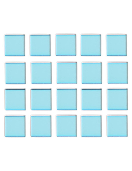 20 Filtros IR-Cut 650nm Cuadrados 8x8mm Gzikai para CCTV