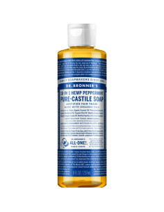 Jabón Líquido Orgánico Dr. Bronner Menta 2x227g - Multiusos 18-en-1 2