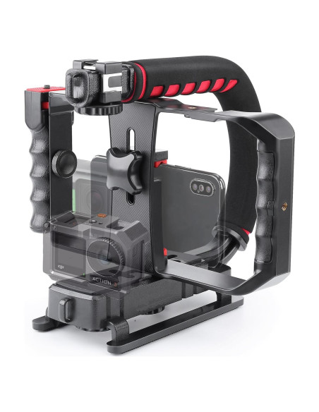Estabilizador de Mano Neotter con Rig para Smartphone y Cámaras