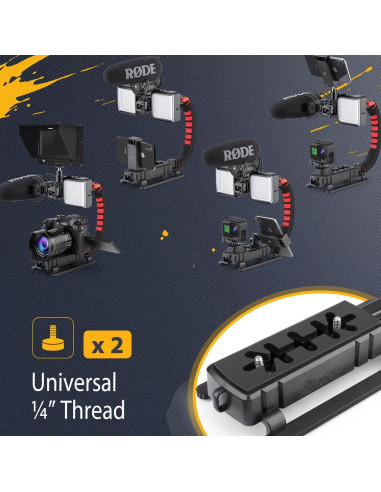 Estabilizador de Mano Neotter con Rig para Smartphone y Cámaras