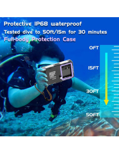 Funda de Buceo Impermeable ASKCFENV Universal para iPhone y Samsung 2