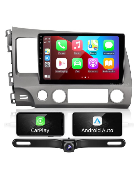 Pantalla Táctil 10.1" Android SizxNanv para Honda Civic 2006-2011