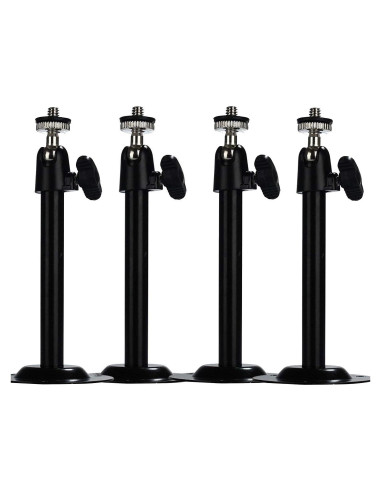 Soporte de cámara de seguridad Thinkmay 4 unidades negro