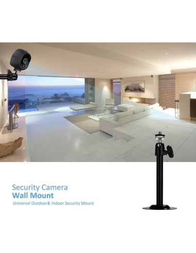 Soporte de cámara de seguridad Thinkmay 4 unidades negro