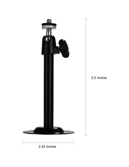 Soporte de cámara de seguridad Thinkmay 4 unidades negro