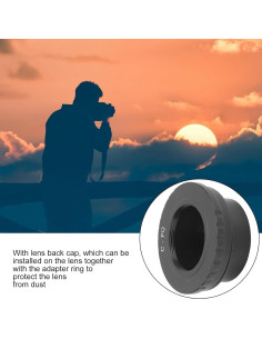 Anillo Adaptador de Lente C-PQ Agatige para Pentax Q/Q10/Q7/Q-S1 2