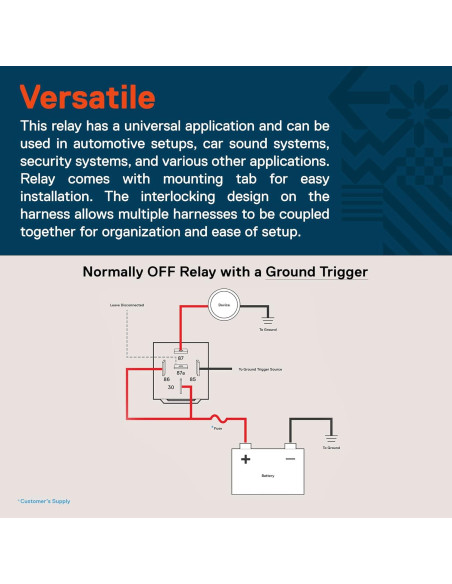 Kit de Relés Automotrices 12V 6 Piezas Bosch 30/40A