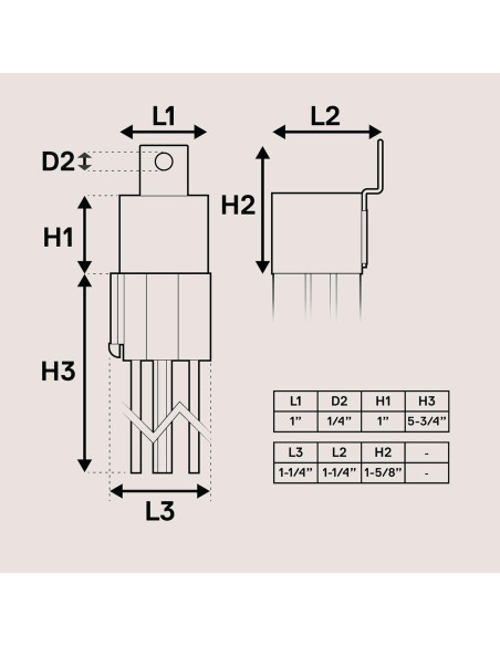 Kit de Relés Automotrices 12V 6 Piezas Bosch 30/40A
