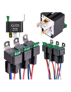 Kit de Relés Automotrices 12V True MODS 6 Piezas 30A