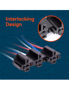 Kit de Relés Automotrices 12V True MODS 6 Piezas 30A 2