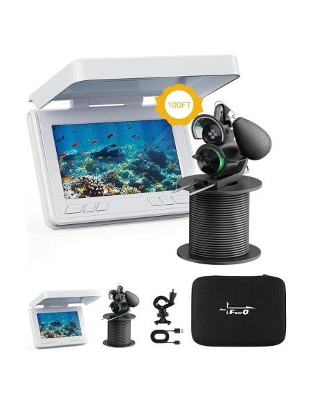 Cámara de Pesca Submarina FourQ 4.3" HD 2500TVL 30.48m IR