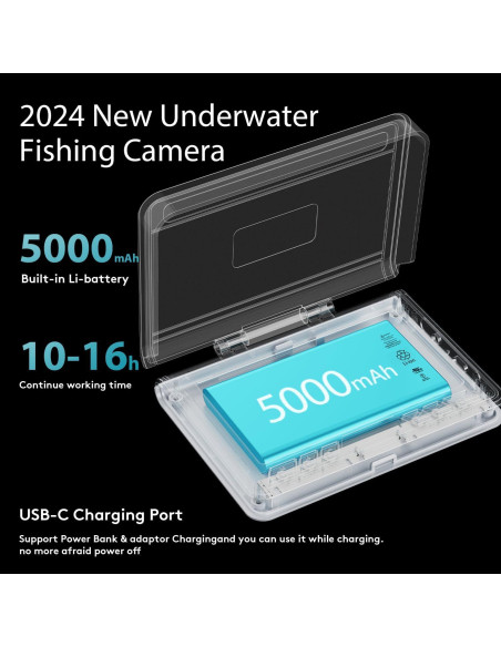 Cámara de Pesca Submarina FourQ 4.3" HD 2500TVL 30.48m IR