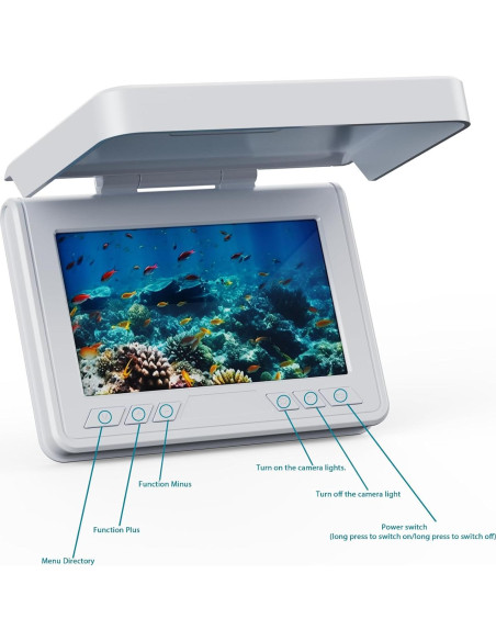 Cámara de Pesca Submarina FourQ 4.3" HD 2500TVL 30.48m IR