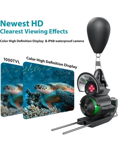 Cámara de Pesca Submarina FourQ 4.3" HD 2500TVL 30.48m IR