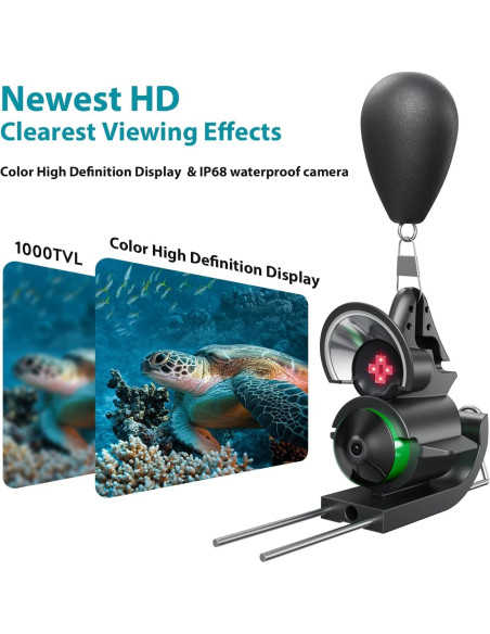 Cámara de Pesca Submarina FourQ 4.3" HD 2500TVL 30.48m IR