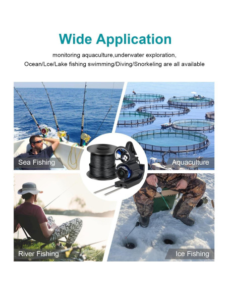 Cámara de Pesca Submarina FourQ 4.3" HD 2500TVL 30.48m IR