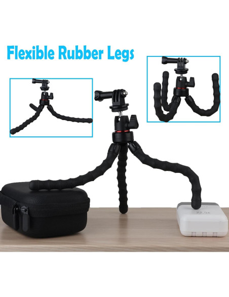 Trípode Flexible Hocoder HC-006-01 para GoPro Hero 9-13 Trípode Flexible Hocoder HC-006-01 para GoPro Hero 9-13