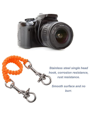 Cuerda de Mango de Cámara Submarina Alomejor Naranja 167g