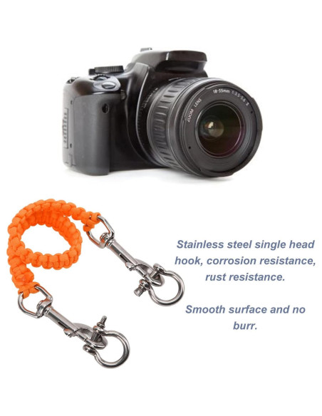 Cuerda de Mango de Cámara Submarina Alomejor Naranja 167g