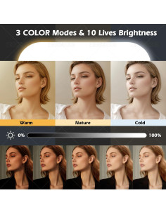 Soporte de Video con Luz de Anillo LED NANBEITONG 10" 2