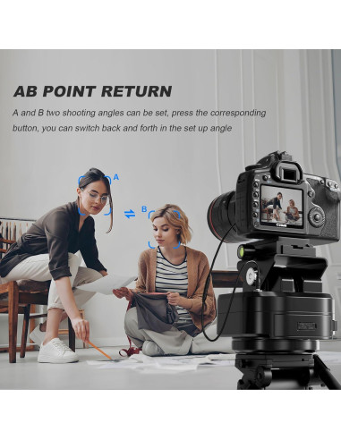 Cabezal motorizado panorámico Soonpho M7 para cámaras y smartphones