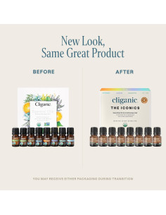 Set de Aceites Esenciales Orgánicos Cliganic - 8 Piezas 100% Puro 2