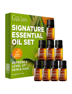 Conjunto de Aceites Esenciales Gya Labs 8 x 5 ml - Aromaterapia
