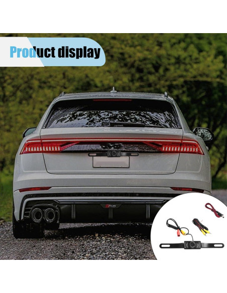 Cámara de Reversa LAINLOY HD 170 Nocturna a Prueba de Agua