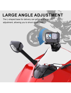 Soporte de cámara para parabrisas de motocicleta KETOPKIN 2