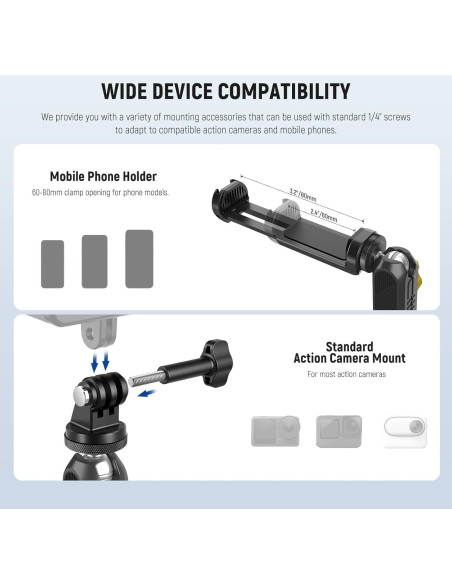 Kit de Montaje Magnético Neewer para Cámara de Acción GP-40