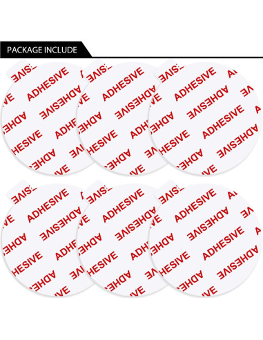 6 Almohadillas Adhesivas Transparentes AZXYI para Soporte de Teléfono